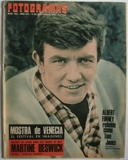 ALBERT FINNEY VENICE FILM 1966 FOTOGRAMAS Hollywood Celebrity Spanish Magazine