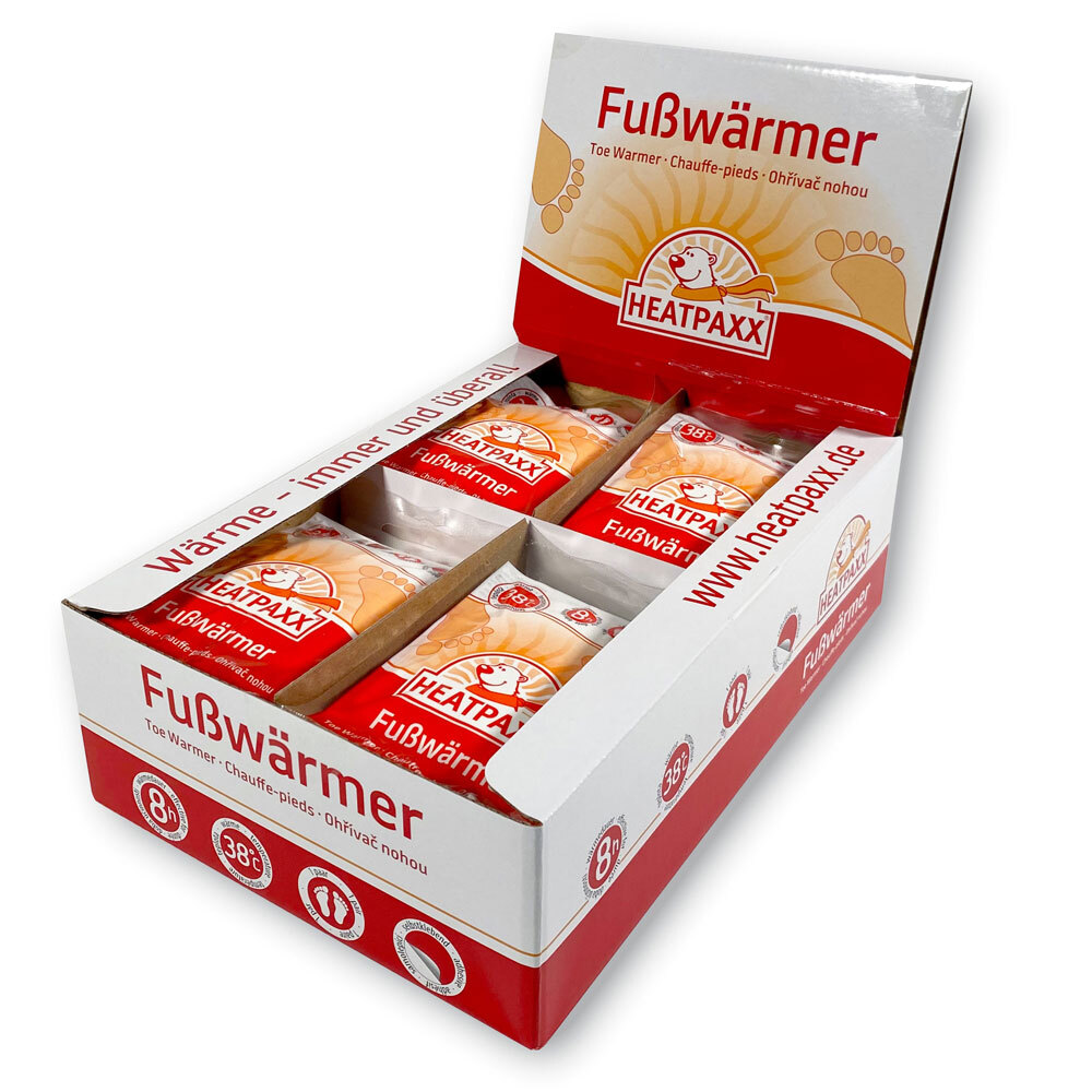 HeatPaxx Fußwärmer | Zehenwärmer | Toe Warmer | 40 Paar | Wärmekissen | 8h Wärme