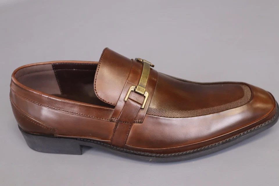 Mocasines Kenneth Cole Reaction de cuero de pared de ladrillo marrón 10,5 para hombre Foto 4 de 4