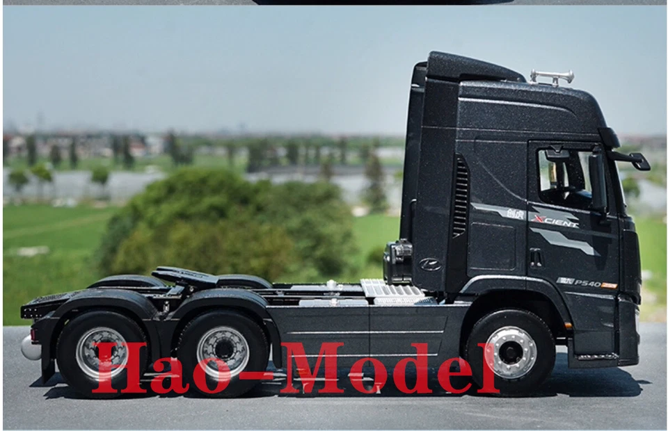 1:24 HYUNDAI Tractor Modelo Hobby Regalos Adornos Colección Camión Dorado/Naranja Foto 3 de 4