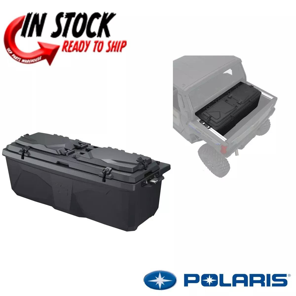 POLARIS LOCK AND RIDE MAX REAR STORAGE BOX 2024-2025 POLARIS LOCK AND RIDE MAX REAR STORAGE BOX 2024-2025