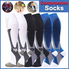 Compression Socks Sports Knee High Medical For Running Sports Stocking 20-30mmhg