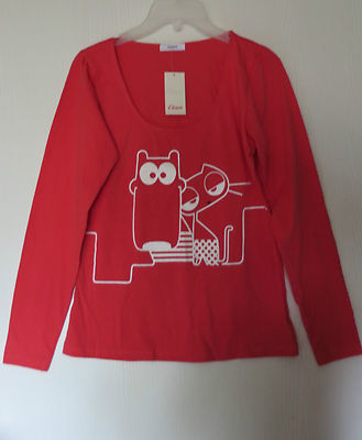 T-shirt Etam Taille 38 Rouge - En Viscose Mélangé, Occasion Très Bon état