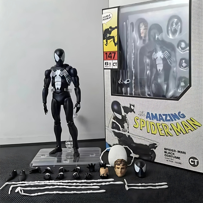 MAFEX Ｎｏ.147 スパイダーマン ブラックコスチューム Amazon.co.jp: MAFEX マフェックス No.147 SPIDER-MAN BLACK COSTUME