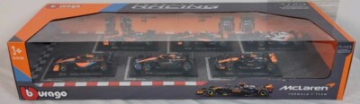 Bburago BURAGO McLAREN FORMULA 1 RACE TEAM F1 RACING DIECAST 6 CARS 1:43 SCALE