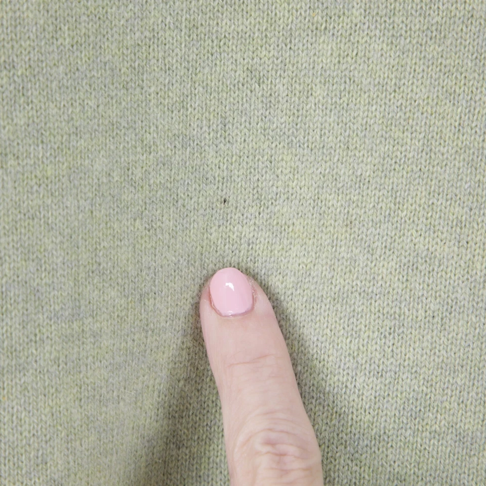 Suéter Griff Cashmere Feminino XL Verde Macio Aconchegante Caixinha Gola Alta Hygge Jumper - Imagem 4 de 4