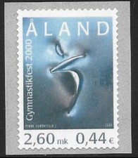 Aland 2000 Sport, Finno, Esposizione svedese di ginnastica, MNH/UNM