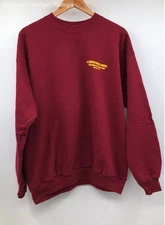 Hanes Red Y2K Printpro Comfort Blend A Christmas Carol Crewneck Sweatshirt - L