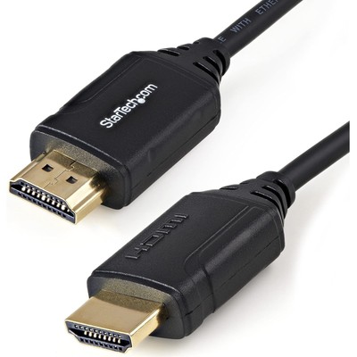 StarTech.com 1.6ft (50cm) Premium Certified HDMI 2.0 Cable with Ethernet - High 