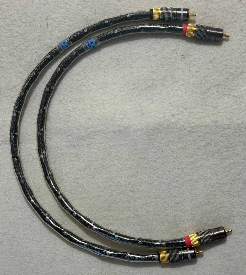 Straight Wire Virtuoso R High End Interconnect RCA  Kabel 50cm - Bild 1 von 4