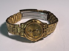 Seiko Quartz Sports 50 Gold Tone Men s Watch 7N82-0271
