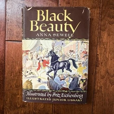 Black Beauty Anna Sewell Illustrated Junior Library Vintage Hardback Book 1945