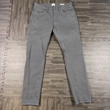 Flint & Tinder 365 Pants Men 32x32 (fits 32x31) Gray Slim Fit Chino Huckberry