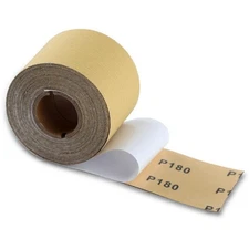 180 Grit PSA Sandpaper Roll, 2-3/4 x 10 Yard, Stickyback, Air File, Long Board