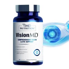 1MD Nutrition Vision MD Eye Vitamin CARMIS Eye Supplement 30 Softgels - New