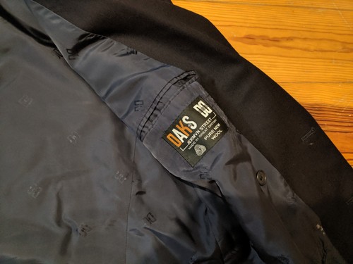 DAKS HERREN SCHWARZ ZWEIREIHIG WOLL JACKE BLAZER MADE IN GREAT BRITAN GR 42 - Bild 9 von 11
