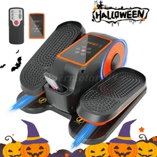 15 Speed Ellipse Leg Exerciser for Seniors Under Desk Elliptical Machine Remote