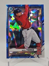 2021 Bowman Draft Chrome Sapphire #BDC-53 Nick Yorke Boston Red Sox MLB Prospect