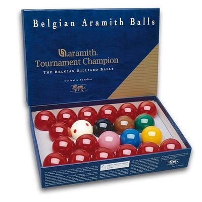 Snooker Kugelsatz 52,4 Aramith Tournament Champion Pro Cup Weisse mit 6 roten P.