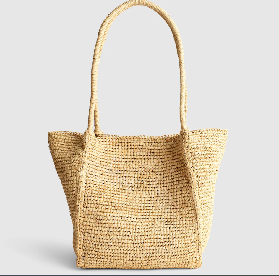 Madewell Lexington Small Tote in Raffia