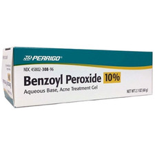 10 Benzoyl Peroxide Acne Treatment Gel 2.1 Oz Pack of 2 