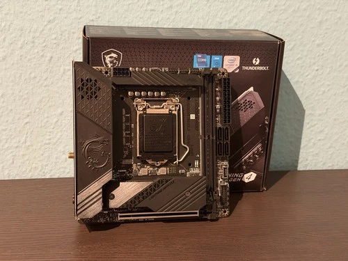 MSI MEG Z590I UNIFY Mainboard Mini-ITX LGA 1200 Thunderbolt 4 USB4 2.5GBase-T