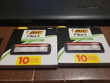 Flex 4 Refillable Razor Cartridges 4 Blade Heads Sensitive Skin (Lot Of 2) 20 CT