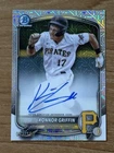 2025 Bowman Chrome Konnor Griffin HTA Choice Refractor Rookie Card RC Auto /150