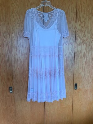 Johnny Was Mezza Beaded Mesh Dress