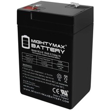 Rechargeable 6V 4.5AH AGM Battery - Deer Feeder Compatible