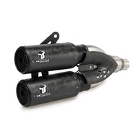 Ixrace DCX2 Auspuff Komplettanlage Passend FüR Yamaha MT-07 2014-2020