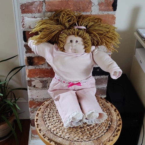 Cabbage Patch Soft Sculpture/Little People 22 inch Girl Doll, 1978