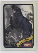 2025 Topps Chrome Marvel Comics Refractor Rhino #39 1i3m