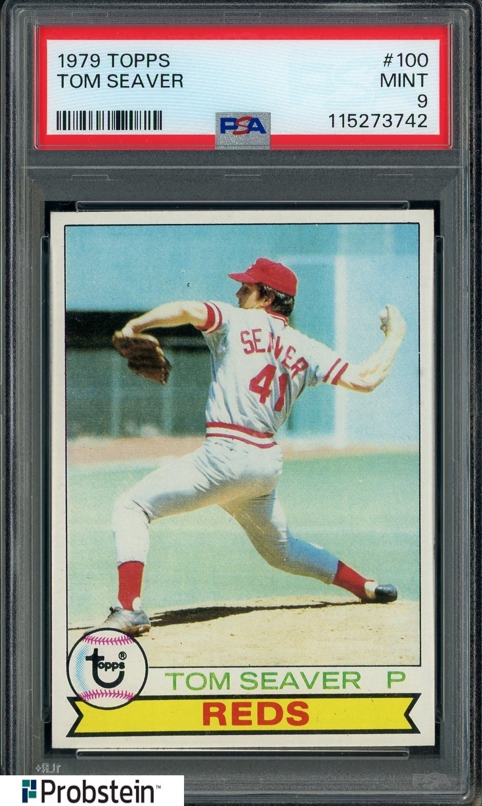 1979 Topps #100 Tom Seaver Cincinnati Reds HOF PSA 9 MINT