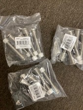 15 Pack ultra hardware Spring Door Stops, Satin Nickel, Steel 15580