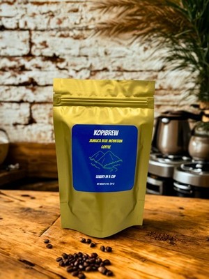 Jamaica Blue Mountain Ground Coffee 2 oz   Kopibrew