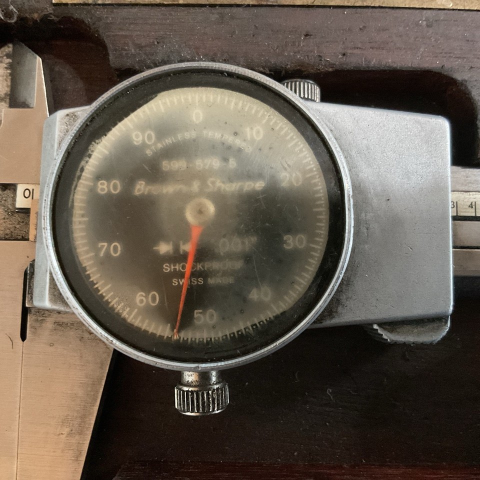 Brown & Sharpe 599-579-5 Dial Caliper Swiss Made | eBay