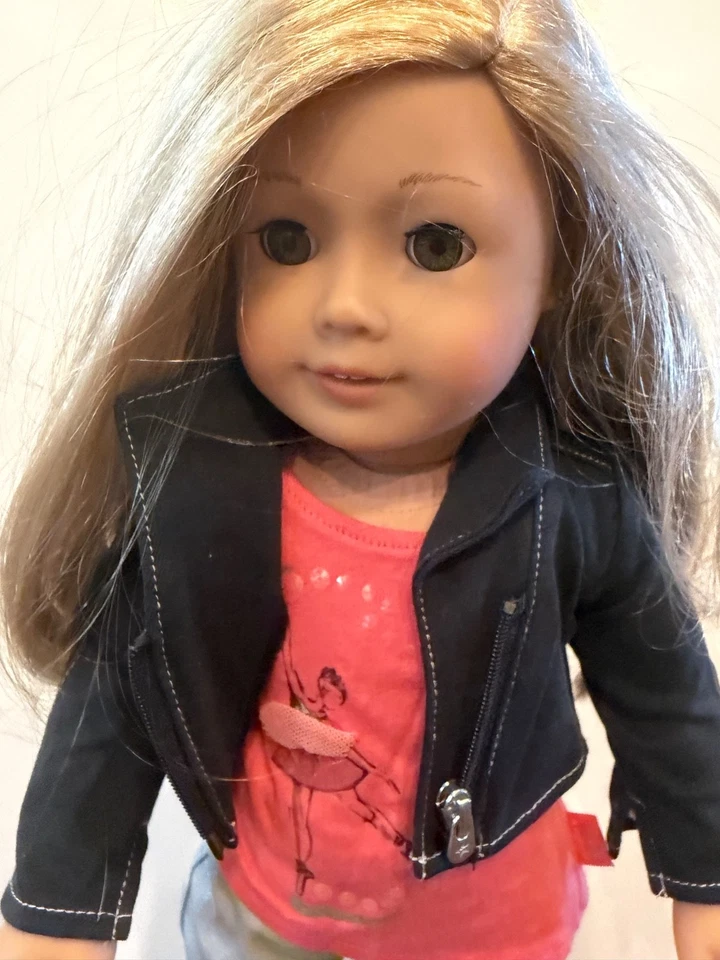 Кукла года American Girl Isabelle Palmer 2014 18 дюймов оригинальный наряд Meet - Изображение 2 из 4