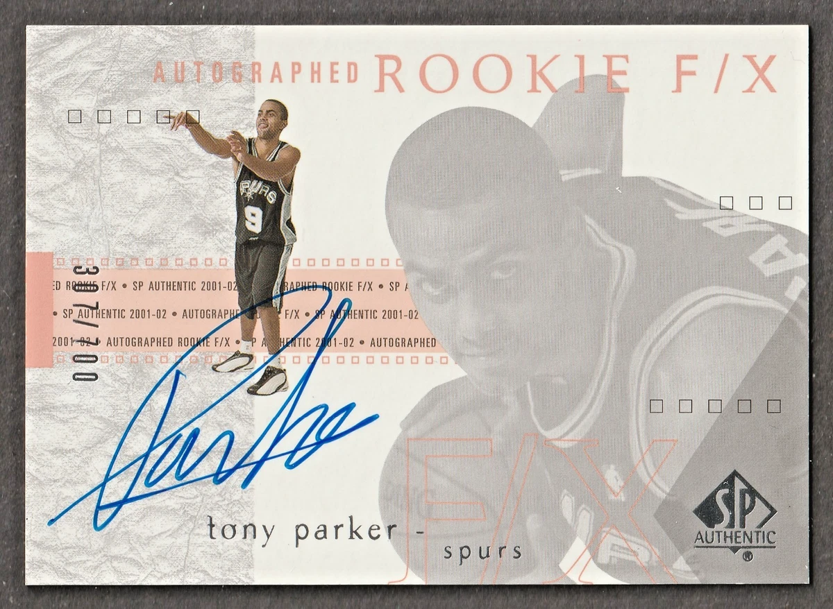 Tony Parker Basketball Autographed Sports Trading Cards
