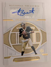 2021 Panini National Treasures Football Jameis Winston Gold Auto 10/10 Saints