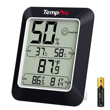 TP50W Mini LCD Indoor Hygrometer Thermometer Room Temperature Humidity Monitor