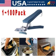NEW Gripper Clip Moving Hot Plate Bowls Food Out for Pot Microwave Oven US Lot