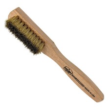 Brass Wire Utility Scratch Brush for Cleaning 5.75" Hardwood Handle Made in ...