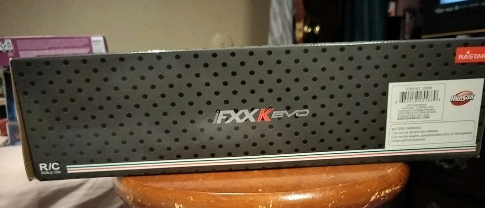 RASTAR Ferrari Remote Control Racing Car 1/24 FXXK EVO NIB - Image 4 of 4