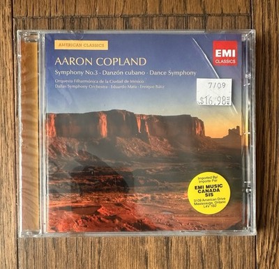 Aaron Copland Symphony No.3 CD NEW Sealed EMI Classics Dallas SO   Case Crack