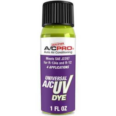 Car Air Conditioner Leak Detector Dye UV Detection R-12 R-134A 1 Oz