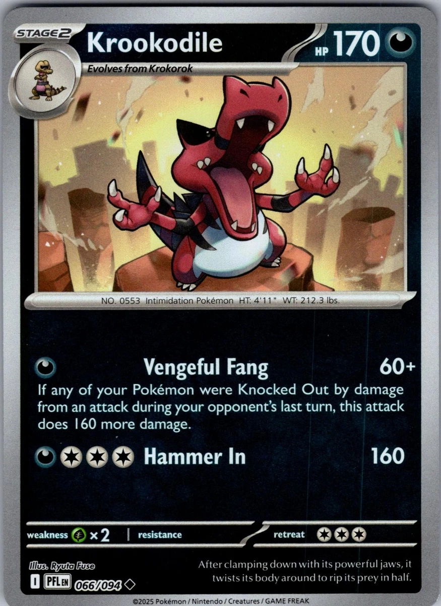 Krookodile Pokémon TCG Cards for sale