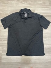 Hurley Shirt Men  s XL Performance Polo Gray Stretch Moisture Wicking Golf