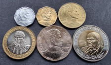 Chile Pesos 1-5-10-50-100-500 UNC Coin Set (6 Coins)