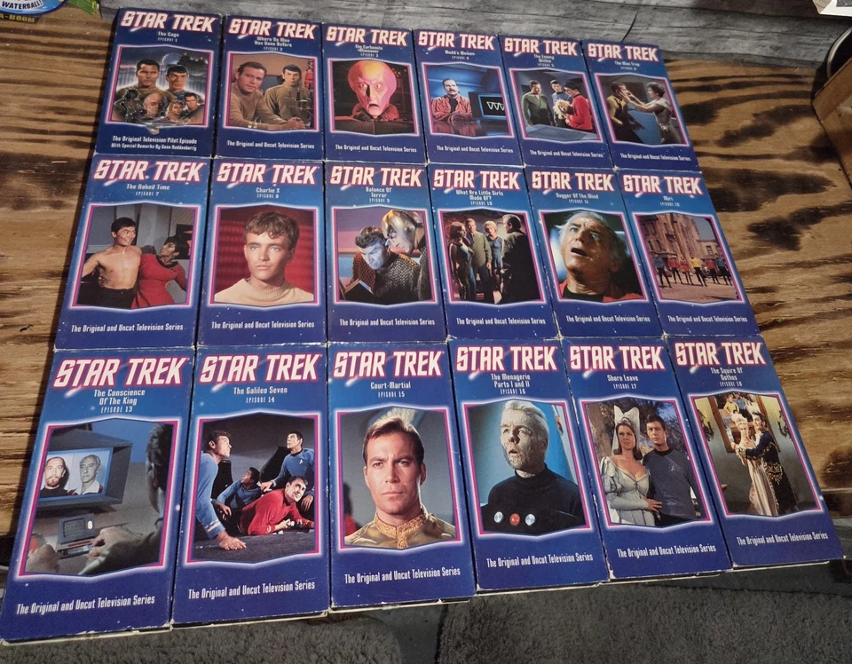 Original Star Trek TV Series on VHS 52 Episodes & 10 Extra VHS Tested & Working! - Image 2 of 4